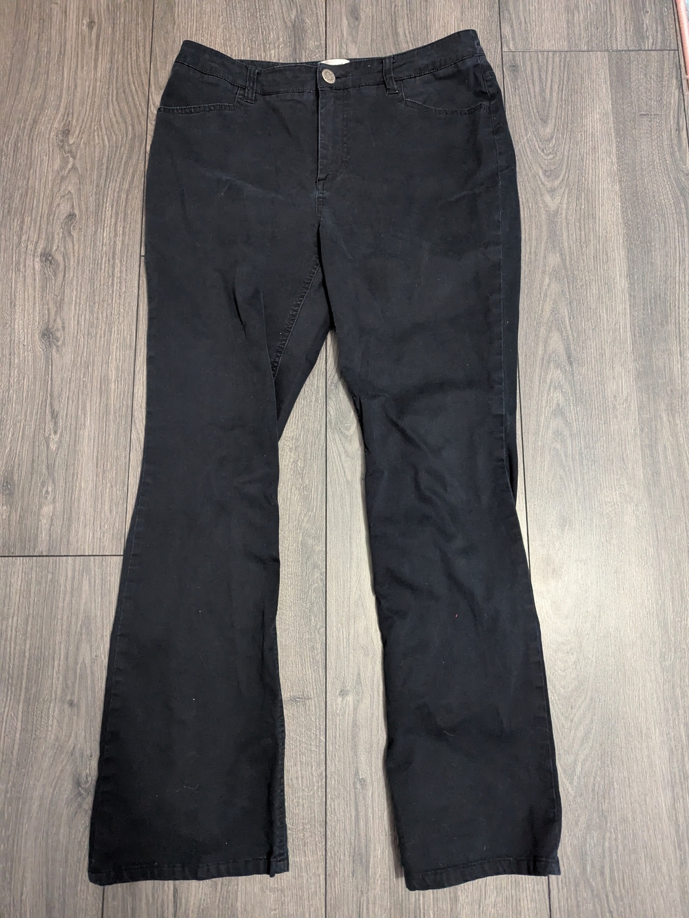 Chico's Black Boot-Cut Flare Pants